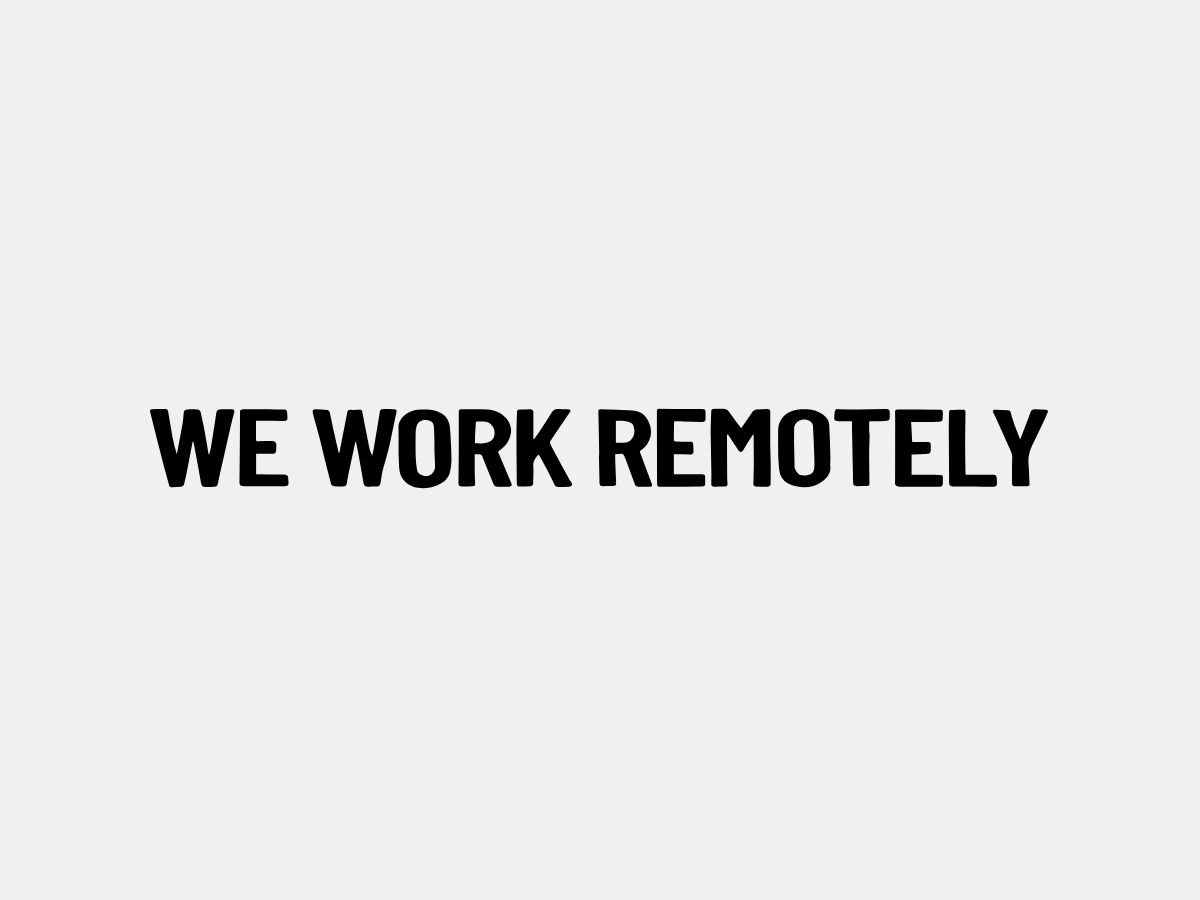 We Work Remotely
