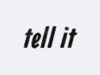 tell it logo