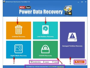 minitool power data recovery-homepage