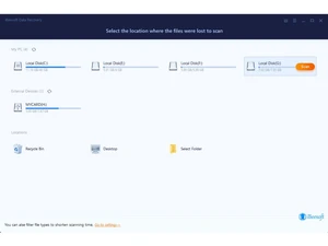 ibeesoft data recovery-location