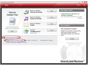 iolo search and recover recover