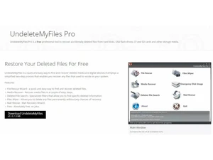 undeletemyfiles pro restore