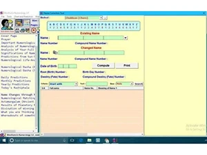 Numerology dashboard