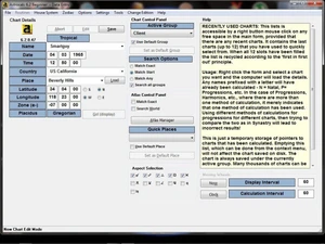 Astrocalc charts details