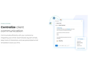 monday crm email activities