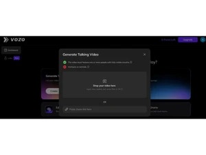 Vozo AI generate talking video