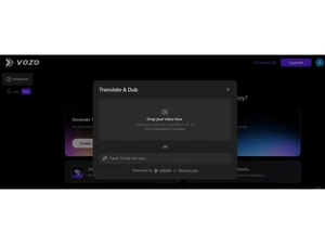 Vozo AI translate and dub