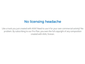 aiva nolicensing heachache
