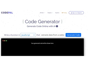 codepal code generator logo