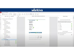 Workiva dashboard