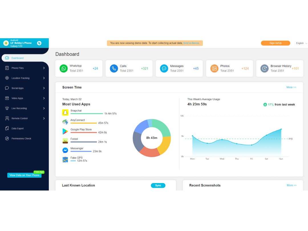 kidsguard-pro-software-dashboard