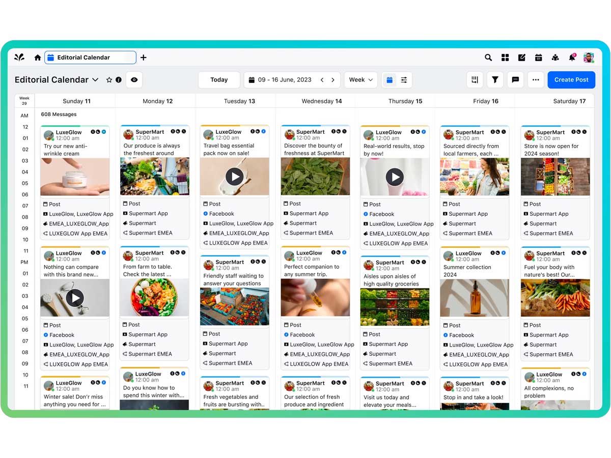 sprinklr marketing calendar