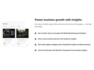 sprinklr service growth