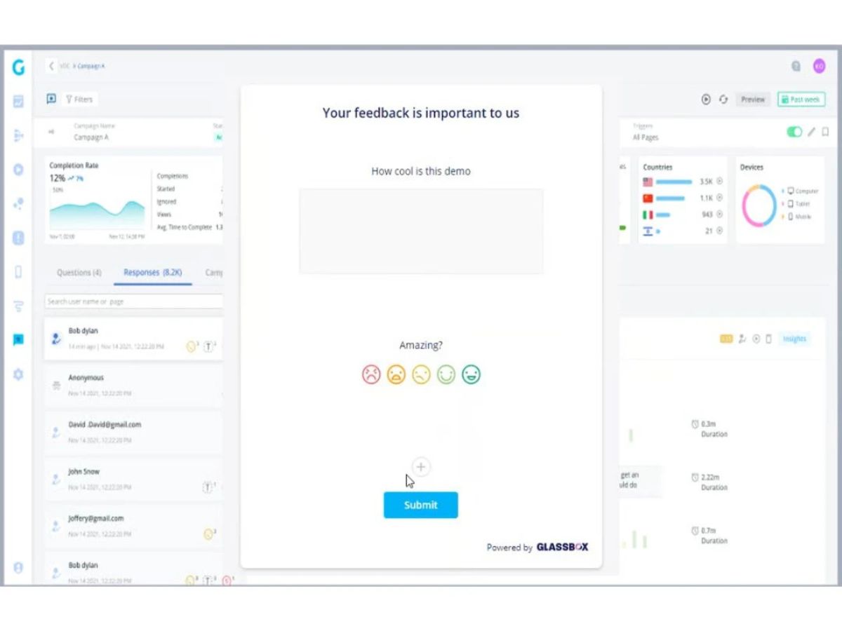 glassbox feedback