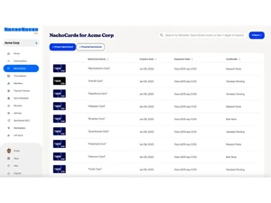 nachonacho dashboard