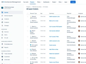 jira service management queues