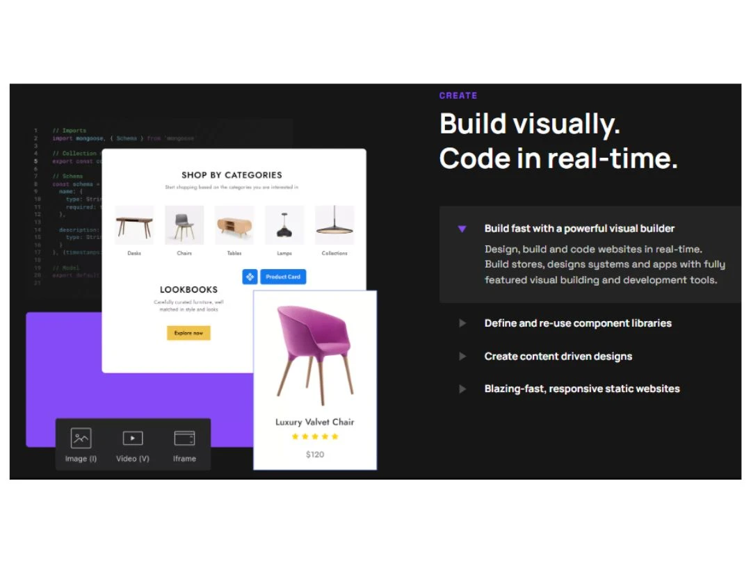 TeleportHQ-Code in real time