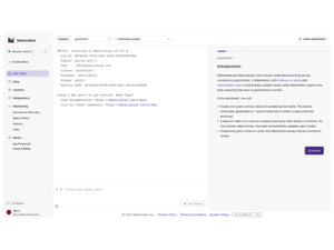 materialize-dashboard