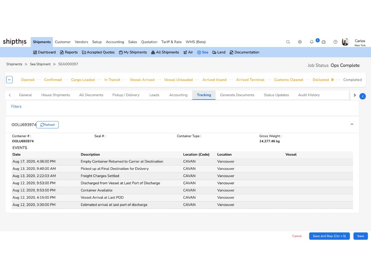 Shipthis tracking