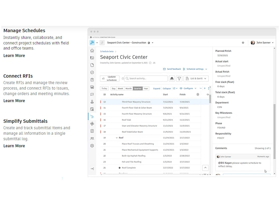 autodesk construction cloud project management