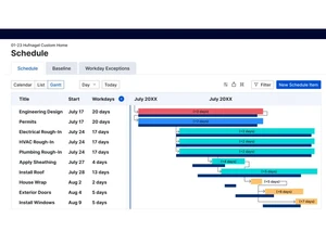 buildertrend scheduling