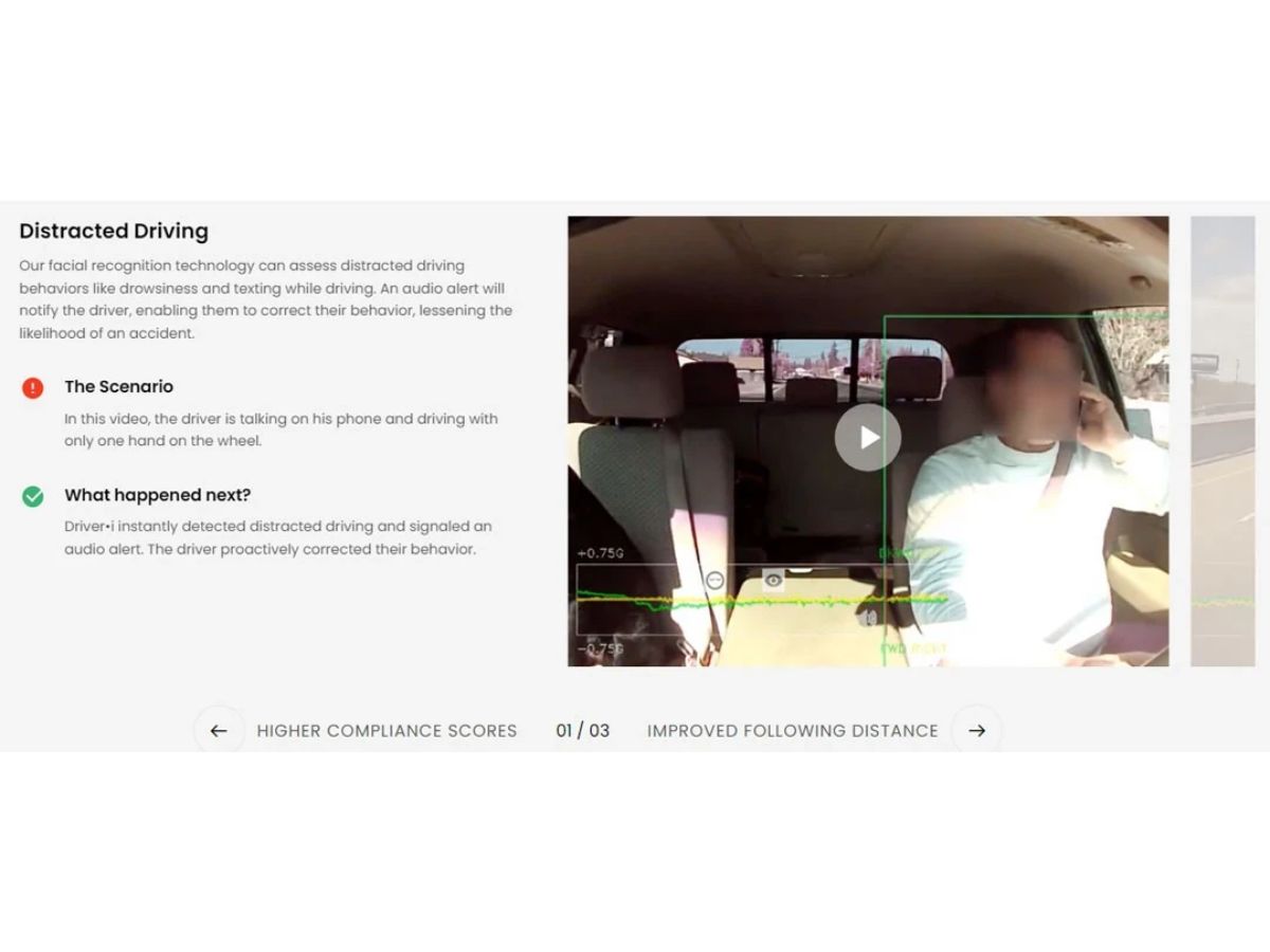 Netradyne-distracted driving