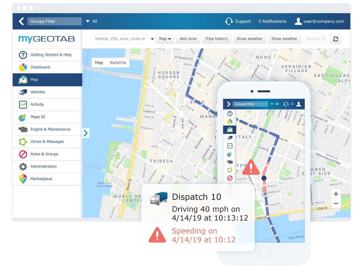 Geotab-locations