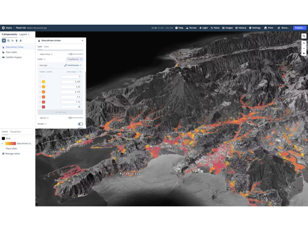 mapbox software-area