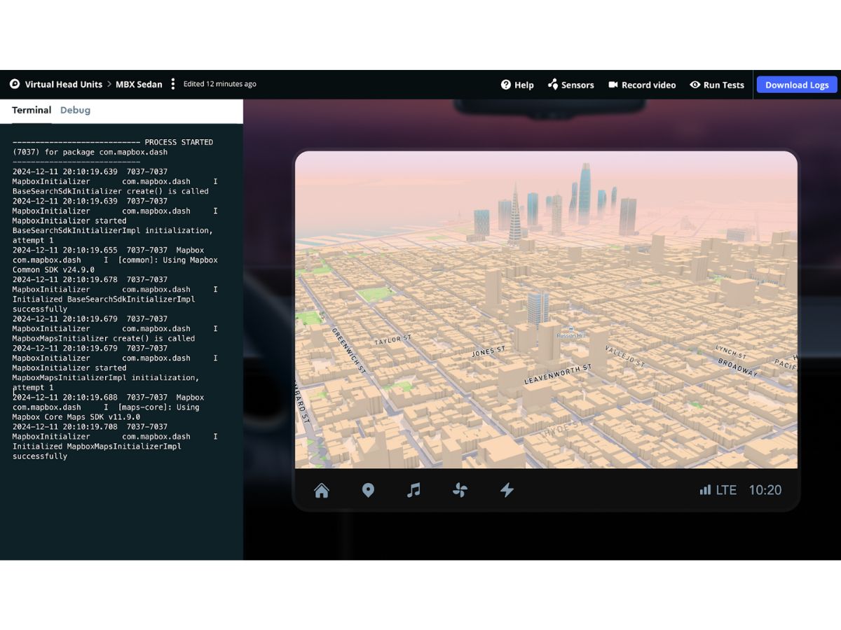 mapbox software-location