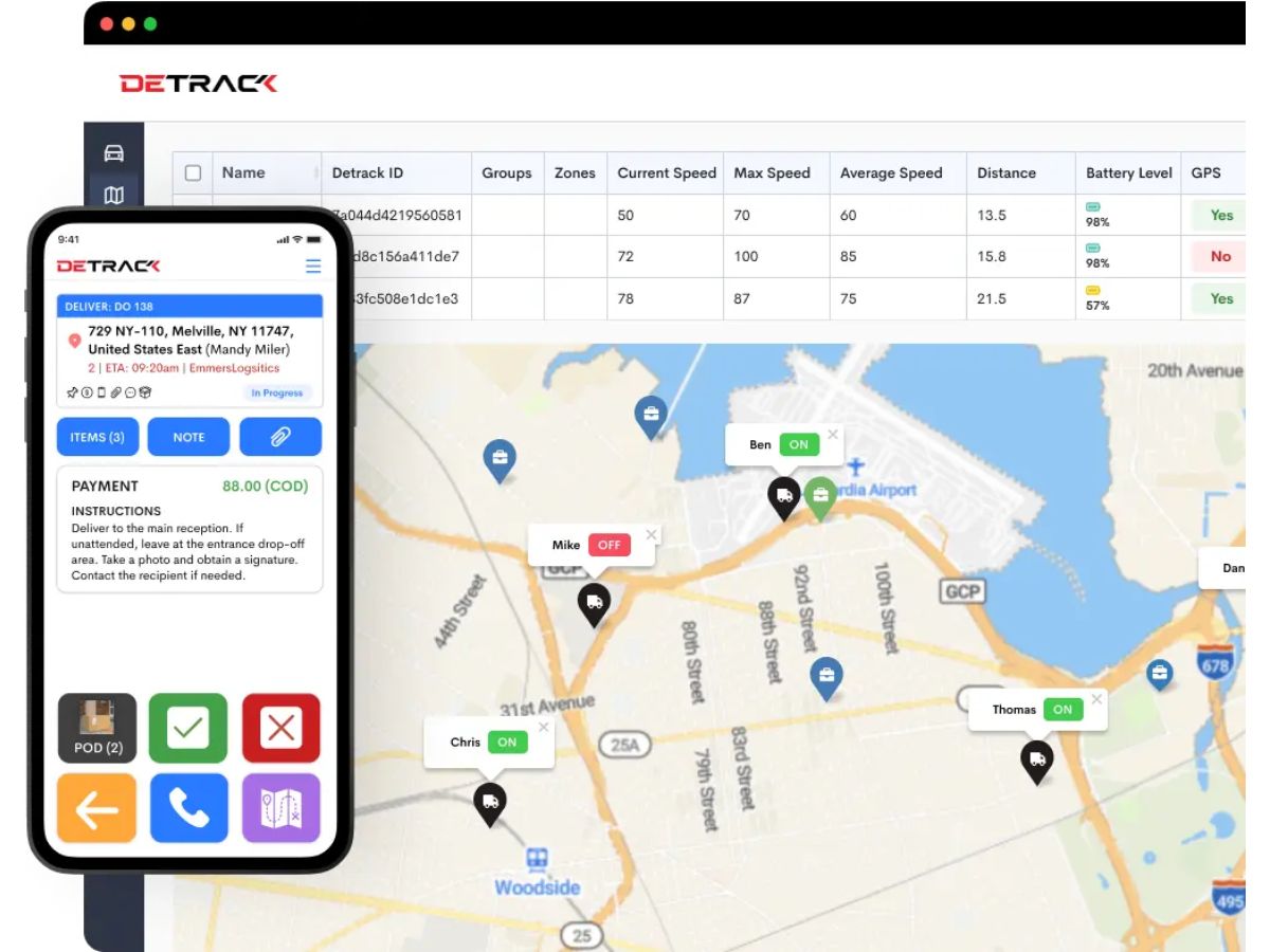 Detrack-tracking