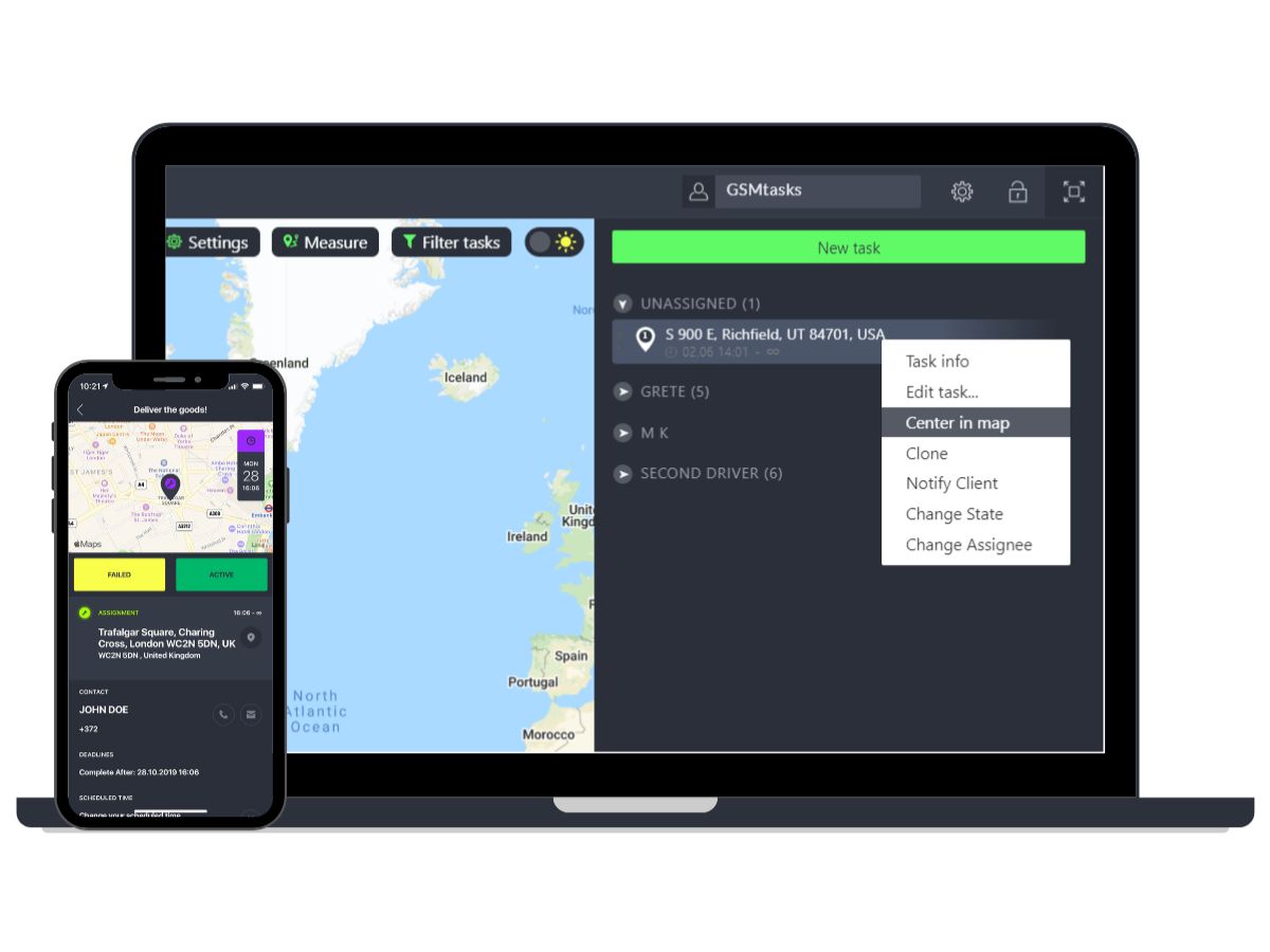 GSMtasks-locations