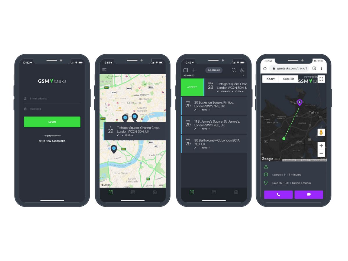 GSMtasks-tracking