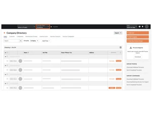procore software-directorypage