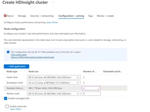 azure hdinsight-pricing