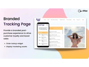 eShipz-branded tracking page