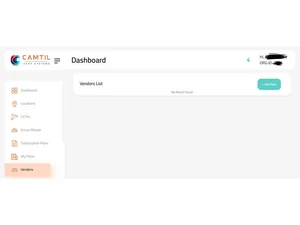 Camtil dashboard