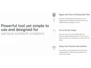 Undetectable AI Dashboard
