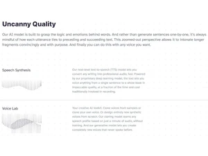 ElevenLabs Uncanny Quality