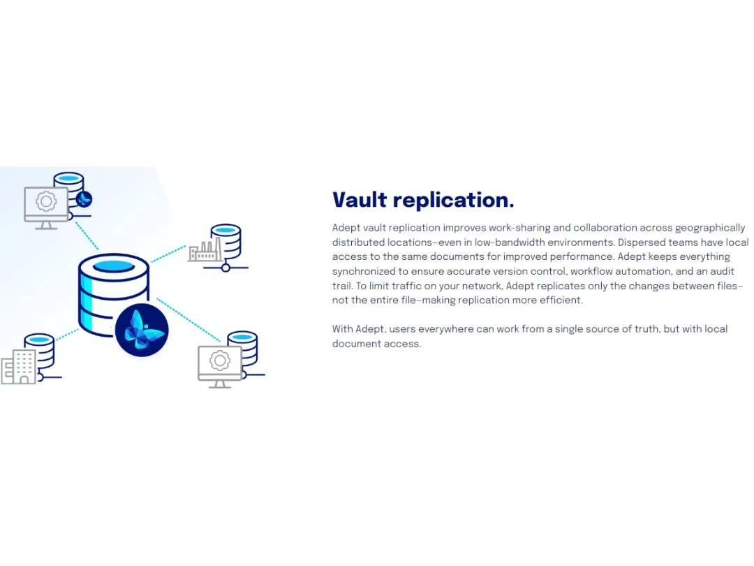 Synergis Adept Vault replication