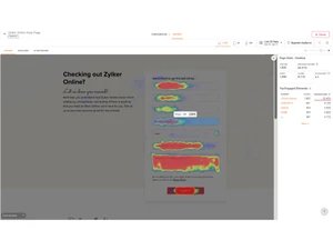 Zoho PageSense-heatmap