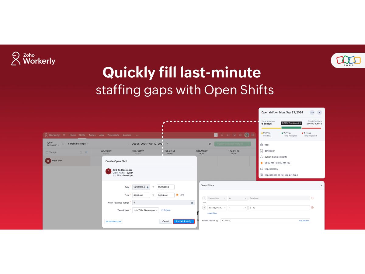 Zoho Workerly-staffing