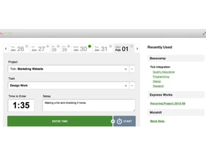 tick time tracking-recently