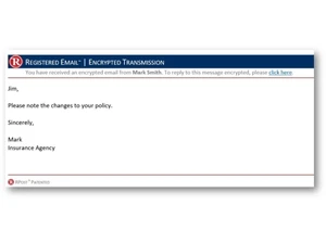RMail-encrypted transmission