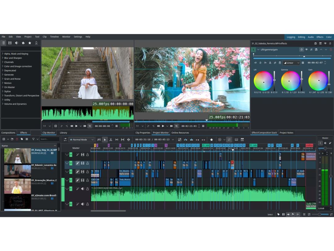 kdenlive-editing