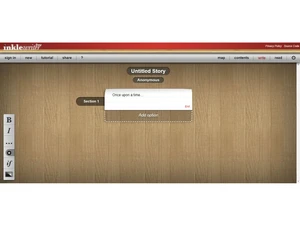Inklewriter Dashboard