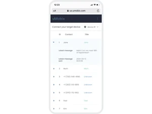uMobix Text Messages