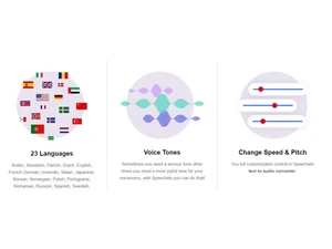 Speechelo Multi-lingual support