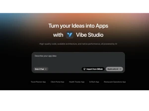 vibe studio-interface