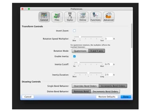 chemdoodle perference