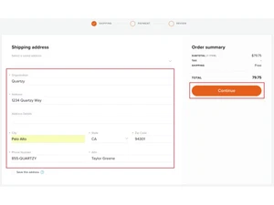 Quartzy-order summary